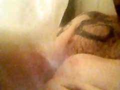 Sir-Kink playing with his limp soapy pierced dick!!!