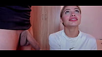 blowjobs, she try to find a hard cum in her mouth