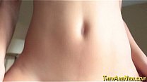 Ebony teens chin dripping spunk after riding dong pov in hd