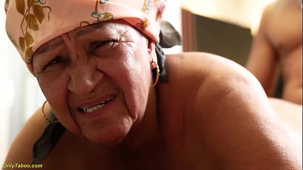 horny real 72 years old bbw grandma gets extreme rough ass fucked by her big cock toyboy