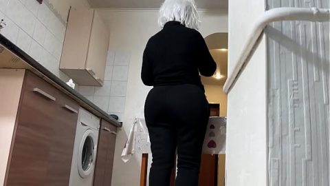 Housewife with Round Ass Tutor Her Step Son Anal